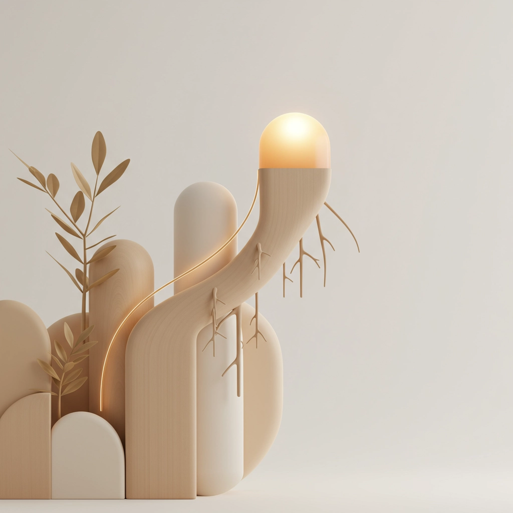Colorful abstract 3D objects